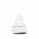 Sabatilles lona Stay blanques amb plataforma i cordons blancs - Querol online