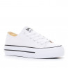 Zapatillas lona John Smith blancas con doble suela