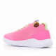 Zapatillas deporte Geox estilo calcetín con cordones elásticos rosas - Querol online