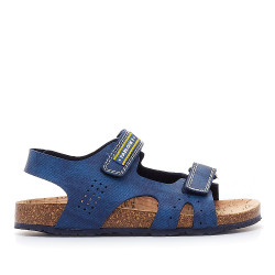 sandàlies Pablosky efecte texà amb doble velcro - Querol online