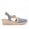Alpargatas cuña Redlove tessa azules