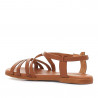 Sandalias planas Redlove mina con varias tiras marrones