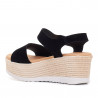 Sandalias cuña Redlove dennise negras con plataforma