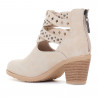 Botines tacón Chika 10 de color beige
