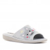 Zapatillas casa Vulladi grises con gatito