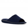 Zapatillas casa Vulladi azules oscuro abiertas
