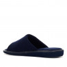Zapatillas casa Vulladi azules oscuro abiertas