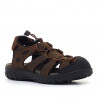 Sandalias Vicmart marrones con interior negro