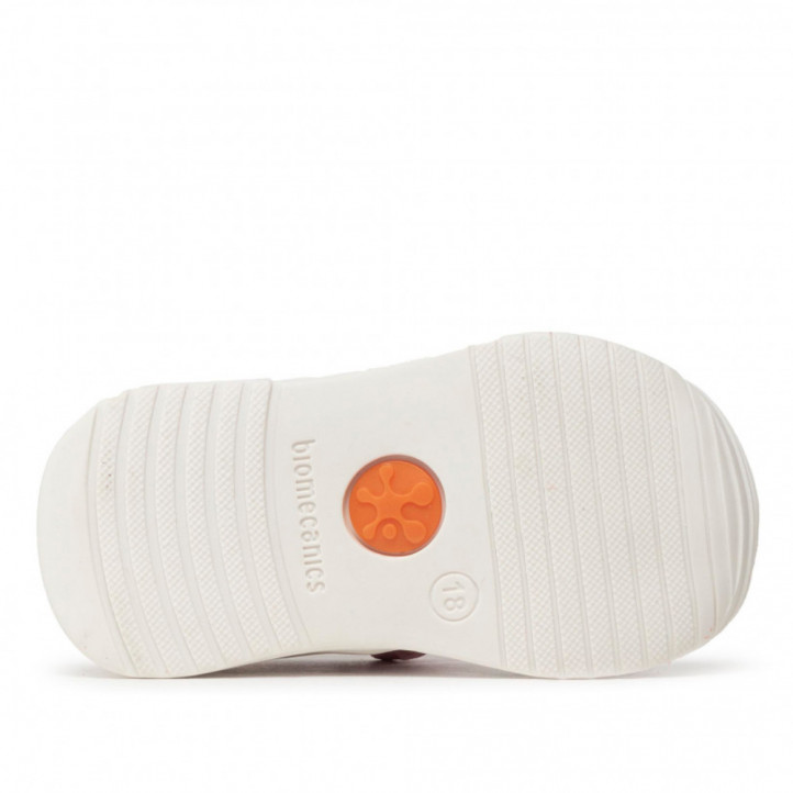 Zapatos Biomecanics blancos con estampados de colores - Querol online