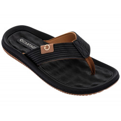 CHANCLAS DE HOMBRE CARTAGO DUNAS VI AD BEIGE/BLACK/BROWN - Querol online