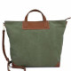 Bolso Stay verde con detalles marrones - Querol online