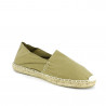 Alpargatas Viguera verdes con suela de esparto de hombre