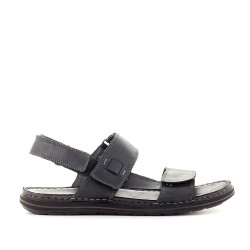 Sandàlies Walk & Fly negres agafades pel turmell - Querol online