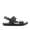 Sandàlies Walk & Fly negres agafades pel turmell