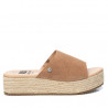 Sandalias plataformas Xti 043786 con goma en la pala en marrón