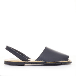 Avarques Duendy de pell blaves i soles negres - Querol online