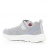 Sabatilles esport Geox grises de tela amb velcro