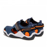 sandalias Geox con colores azules, grises y naranjas