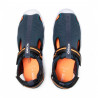 sandalias Geox con colores azules, grises y naranjas