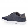 Sabates sport Geox denim amb cordons i sola blanca