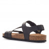 Sandàlies Lobo genova negres amb tira creuada