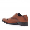 Zapatos vestir Baerchi blucher de piel marrones con cordones