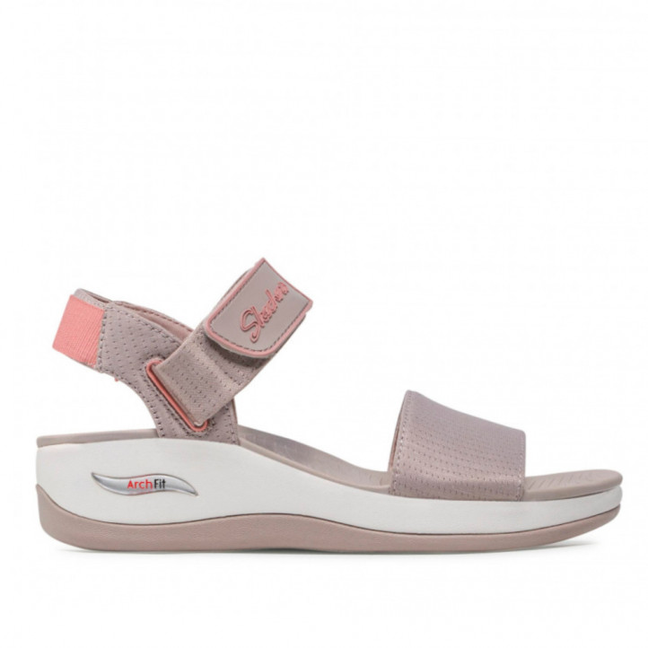 Sandàlies falca Skechers arch fit sunshine taupe - Querol online