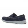 Zapatos vestir Imac azules de serraje tipo náutico