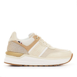 Sabatilles falca U.S. POLO ASSN. ophra color crema - Querol online