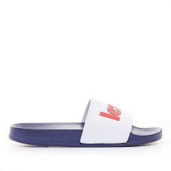chanclas Levi's blancas con suela azul - Querol online