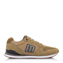 Sabatilles esportives Mustang 084467 marrons amb detallas en blau - Querol online