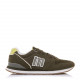 Zapatillas deportivas Mustang 084467 kakis con detalles grises - Querol online