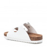 sandalias Xti 057610 blancas planas con doble banda