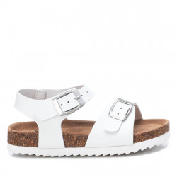 sandalias Xti 057612 blancas cogidas al tobillo - Querol online