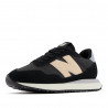 Zapatillas New Balance 237 negras con vintage rosa