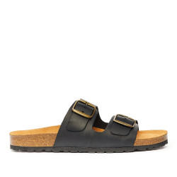 Sandalias Lobo orosei negras - Querol online