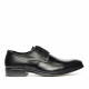 Zapatos vestir Baerchi negros clásico con cordones y suela negra - Querol online