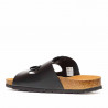 Sandalias planas Redlove scarlett negras de doble tira