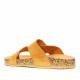 Sandalias planas Owel vivara marrones - Querol online
