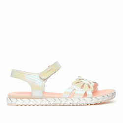 sandàlies Pablosky amb colors metal·litzats i banda perforada - Querol online