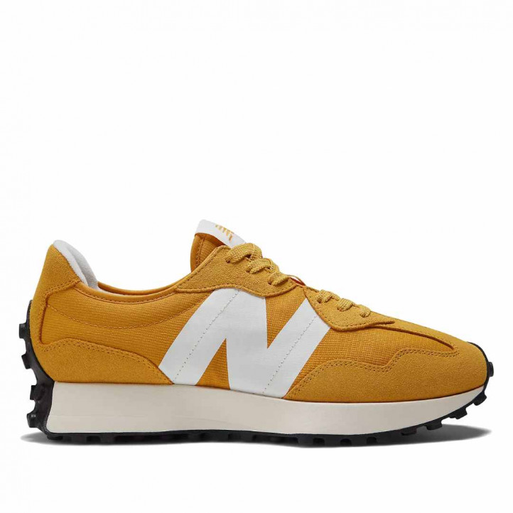 Zapatillas deportivas New Balance 327 Varsity gold con blanco - Querol online