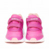 Zapatillas deporte QUETS! rosas con dos velcros