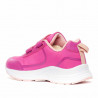 Zapatillas deporte QUETS! rosas con dos velcros