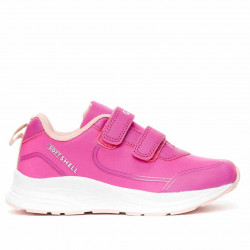 Zapatillas deporte QUETS! rosas con dos velcros - Querol online