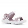 Sandalias planas Mysoft sport rosas