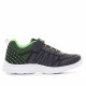 Zapatillas deporte QUETS! negras con interior verde - Querol online