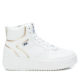 Zapatillas Xti 140351 blancas de bota con detalle dorado - Querol online