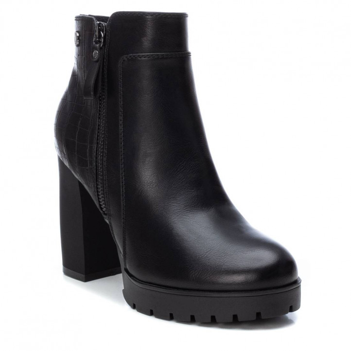 Botines tacón Refresh 170432 efecto cocodrilo - Querol online