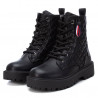Botins Xti 150060 negres estil militar embuatat