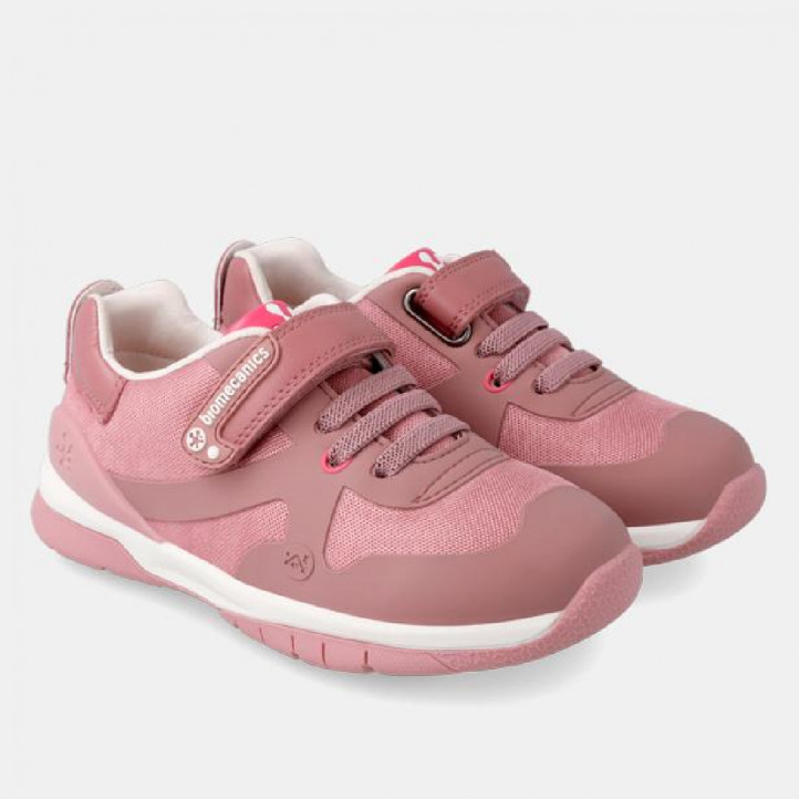 ZAPATILLAS DEPORTE BIOMECANICS DE NIñO ROSA 221007B - Querol online